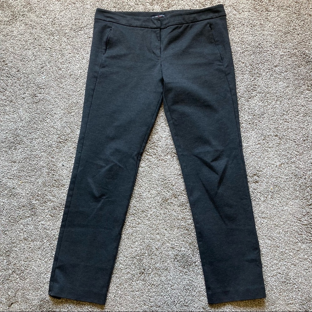 New York & Company Dress pants slim stretch Size 10 Gray 2 pocket design